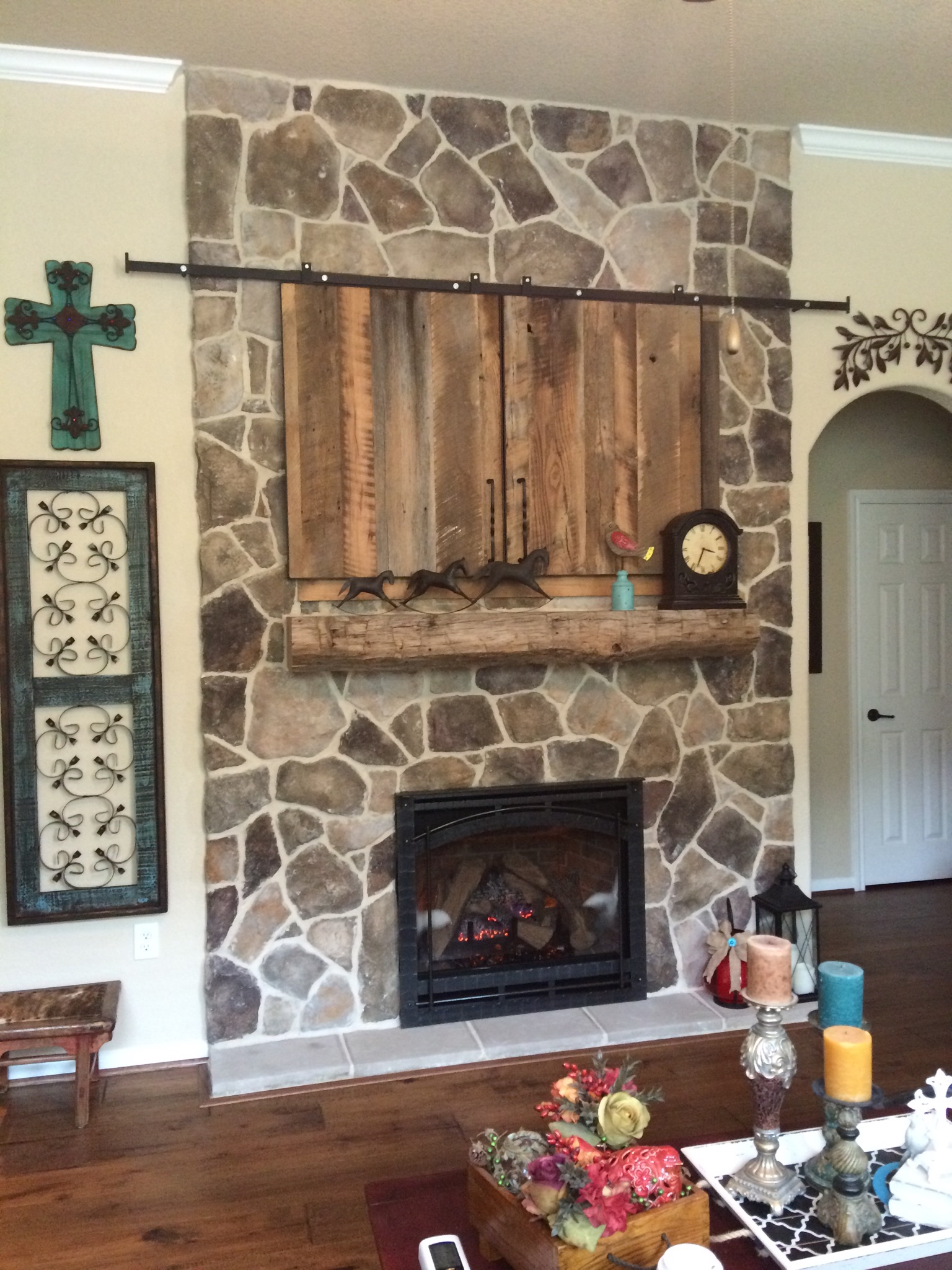 Barn Beam Mantel