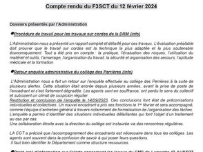 Compte rendu F3SCT du 12/02/2024