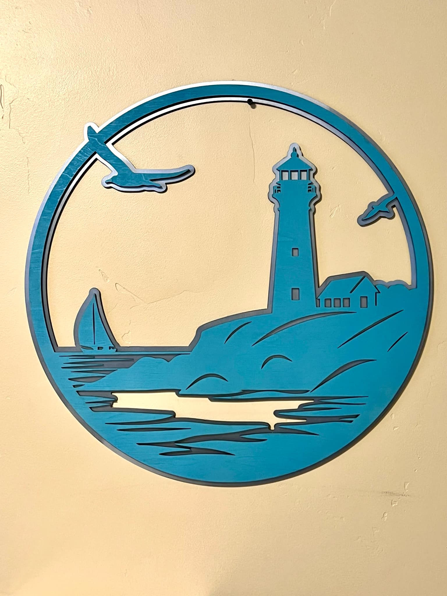 Lighthouse Custom wall art.