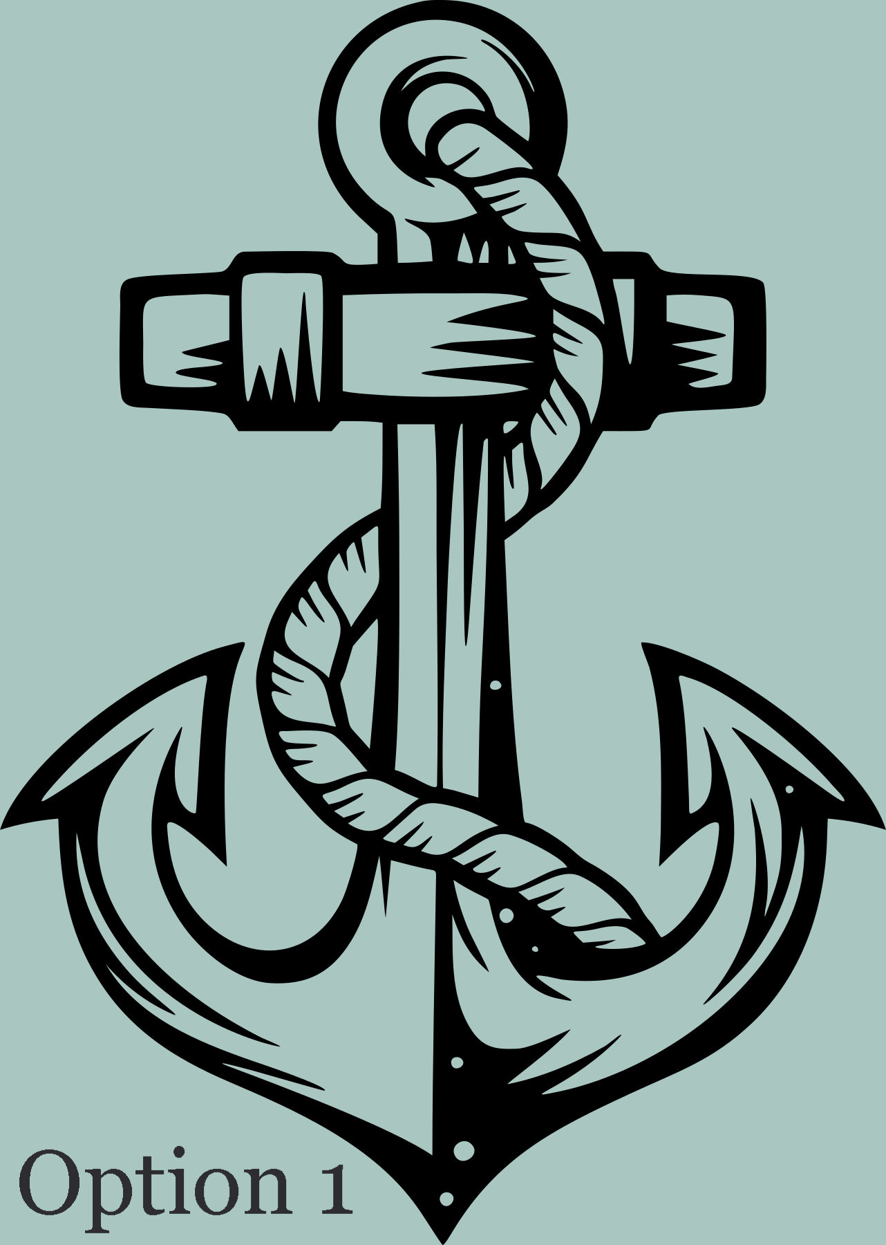 ⚓ Custom Nautical Anchor – Wall Art