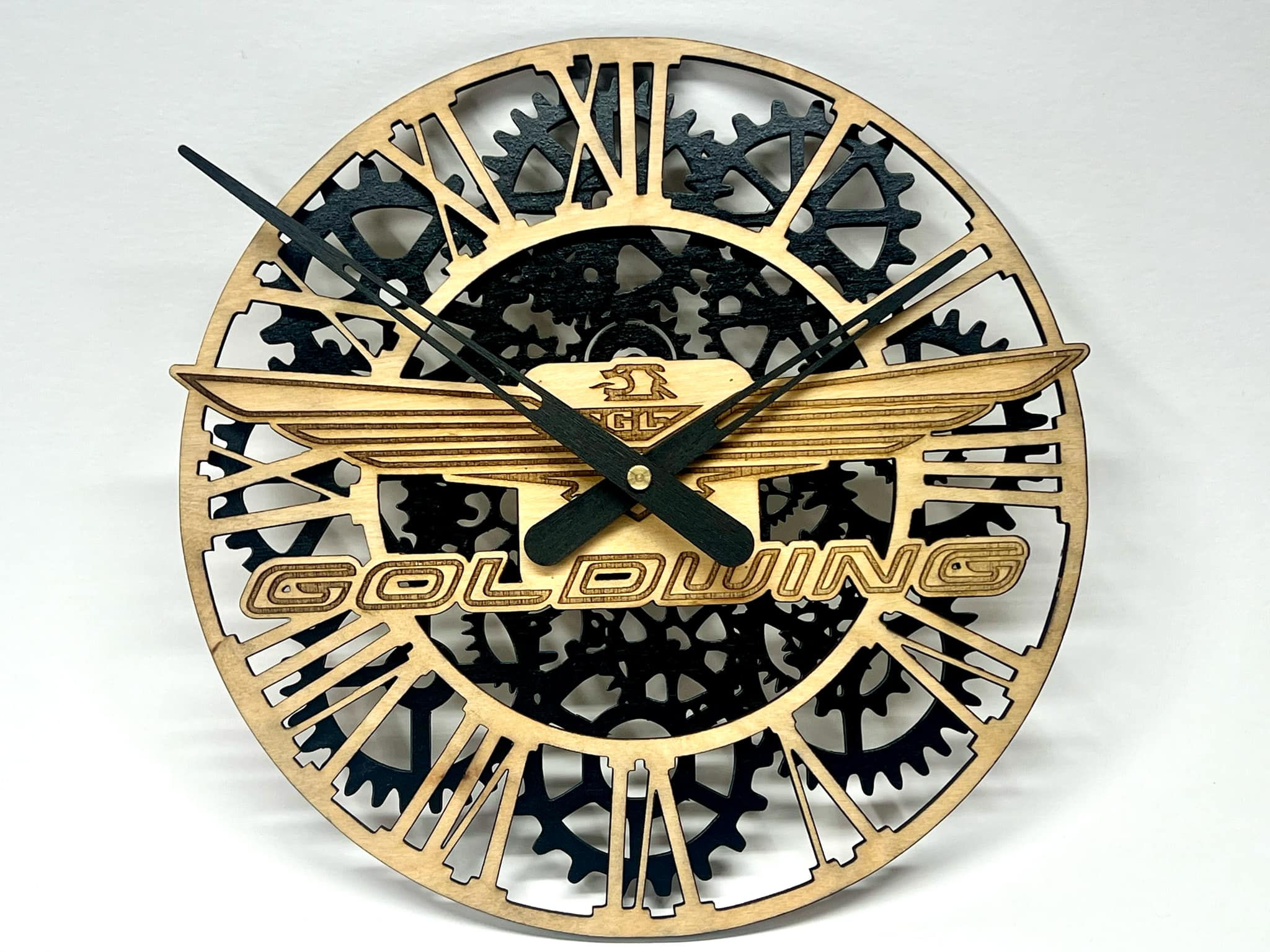 Custom Motorcycle Gear Clock