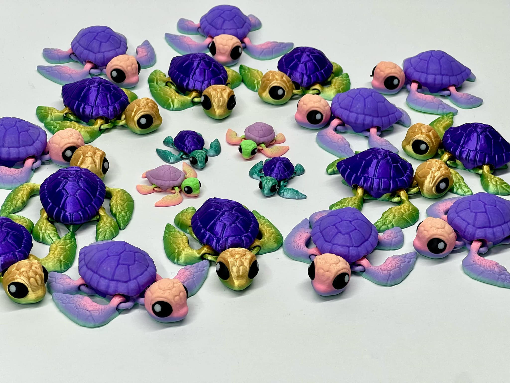 🐢 Adorable Articulated Sea Turtles! 🐢