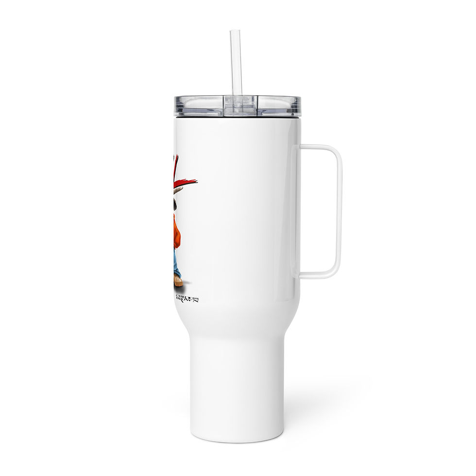 Thumbnail: Travel mug with a handle