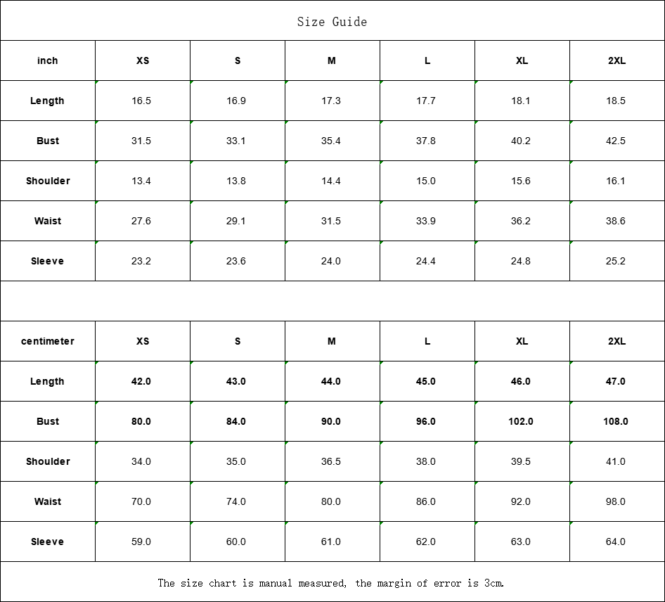 Thumbnail: Sizing Guide