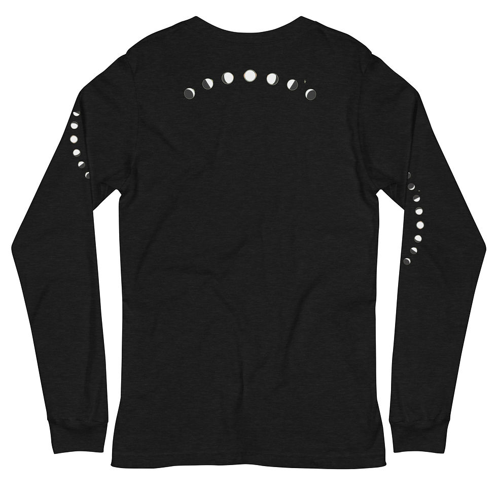Thumbnail: Moon Cycles - Unisex Long Sleeve Tee