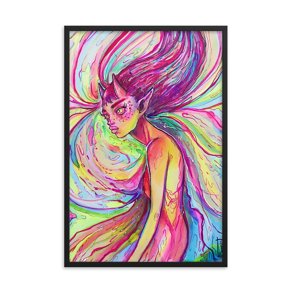 Thumbnail: Pure Energy - Framed photo paper poster