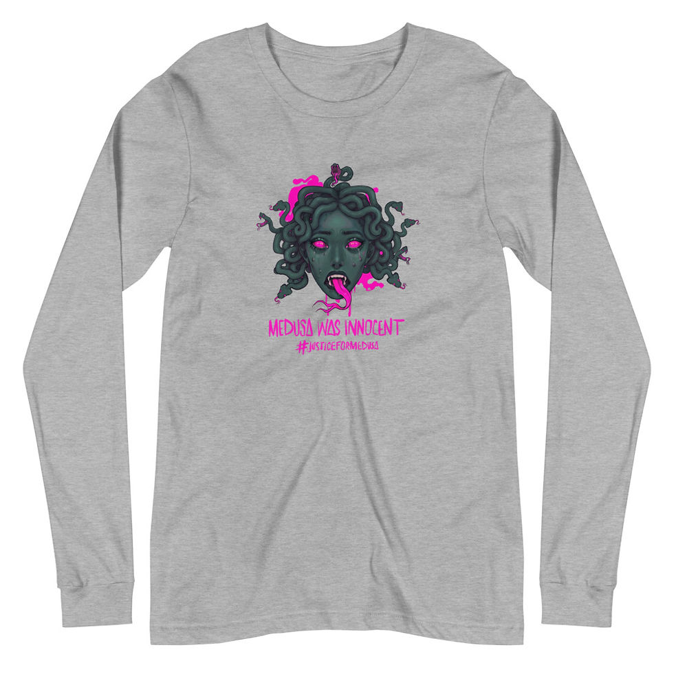 Thumbnail: UNISEX - Justice For Medusa - Long Sleeve Tee