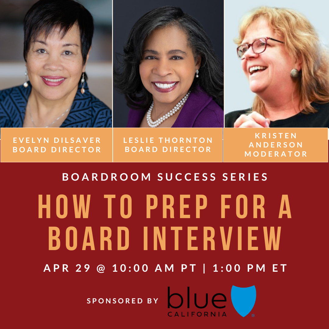 Boardroom Success Series - How to Prep for a Board Interview
