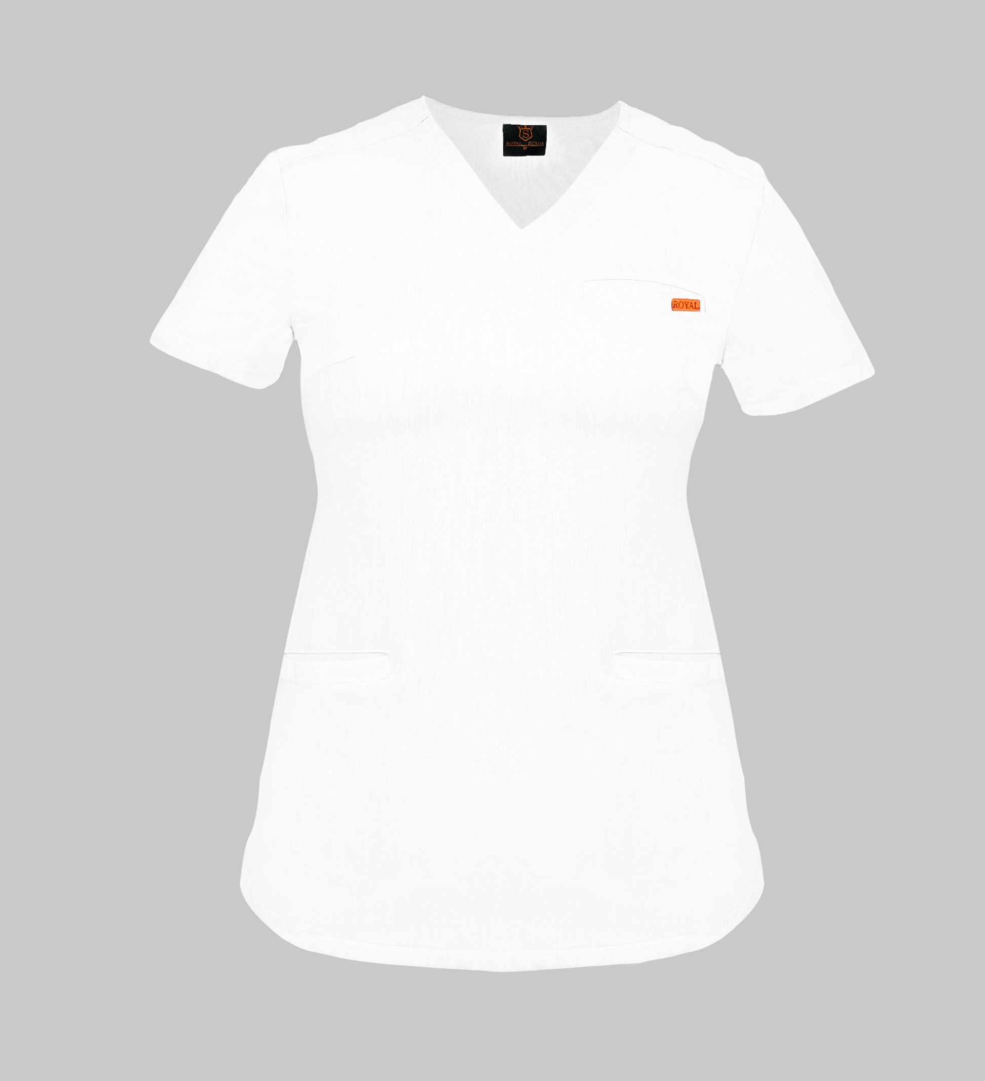 Bluza medicala de dama slim fit cu trei buzunare