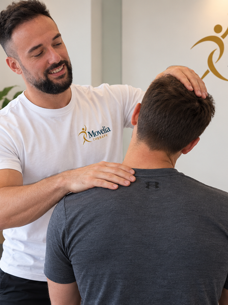 Sports massage for back and neck tension at Movelia Therapy Old Street London