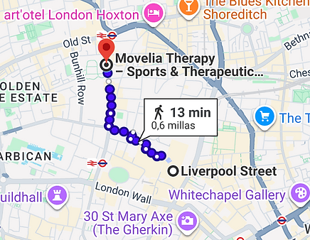 Movelia-Therapy- Google-Map- Liverpool Street