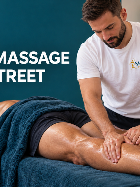 Sports massage treatment at Movelia Therapy in Old Street, London