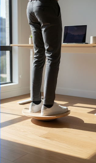 Thumbnail: PeakFit F-1 Balance Board — Core Stability Trainer for Home Office and Desk Use 
