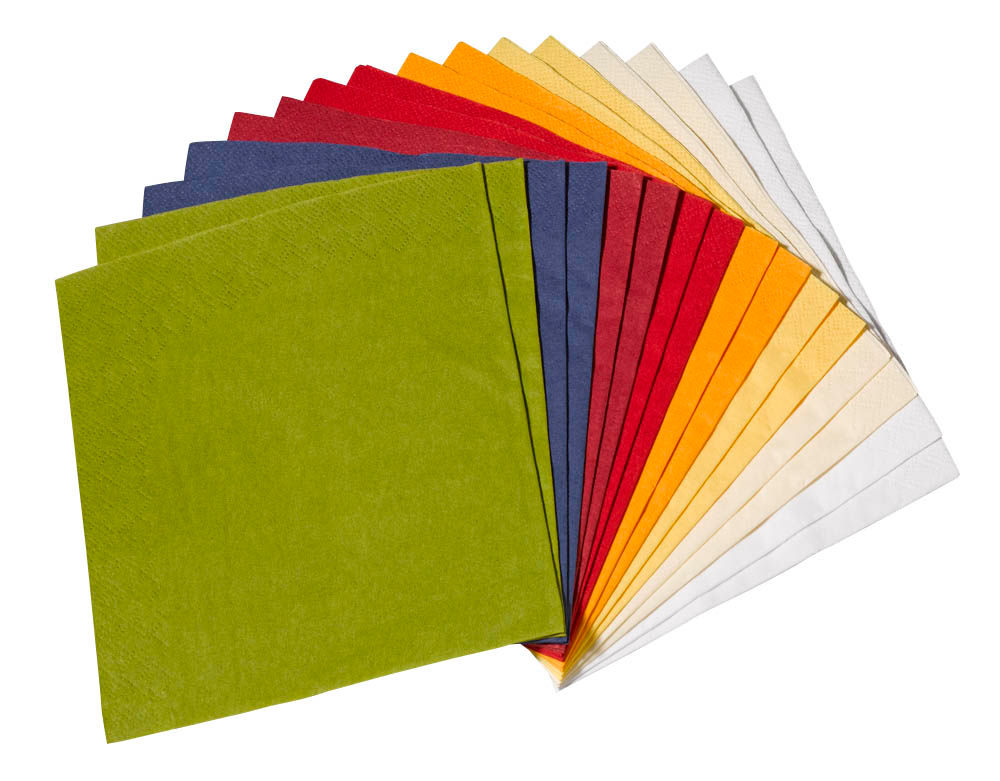 Servietten Zellstoff, 1/4 Falz, 40 x 40 cm, champagner