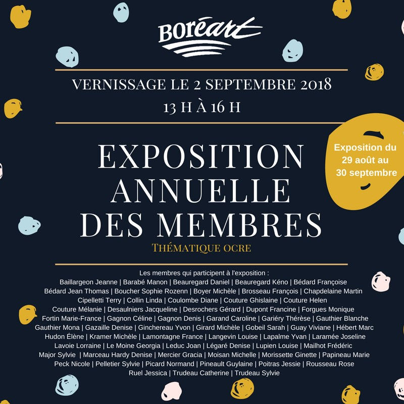 affiche d'exposition d'art contemporain