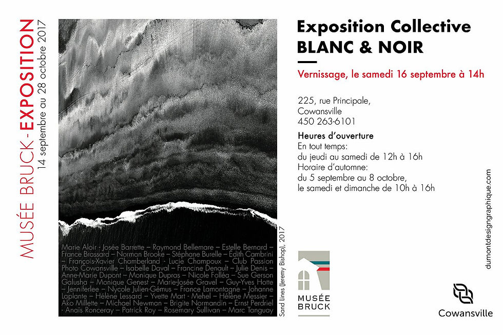 affiche d'exposition d'art contemporain
