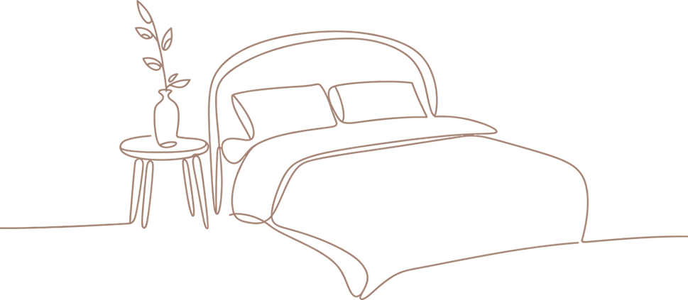 Hand Drawn Bed