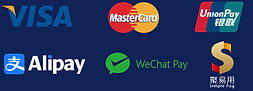 Support_Visa_MasterCard_UnionPay_AliPay_WechatPay_MacauBanks