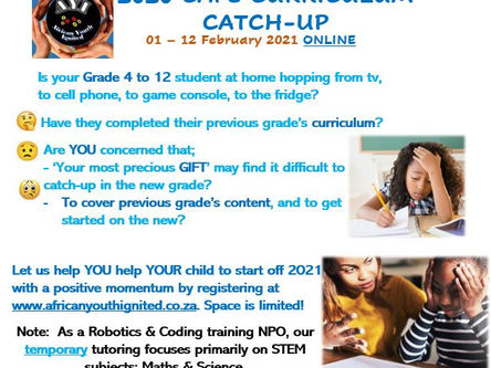 2020 CAPS Curriculum Catch-up: 01 - 12 Feb 2021