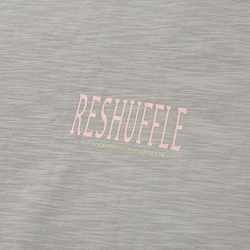 Thumbnail: RESHUFFLE BIG TEE - ASH