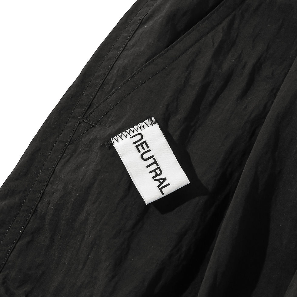Thumbnail: ZIPPER POCKET TECH SHORTS - BLACK