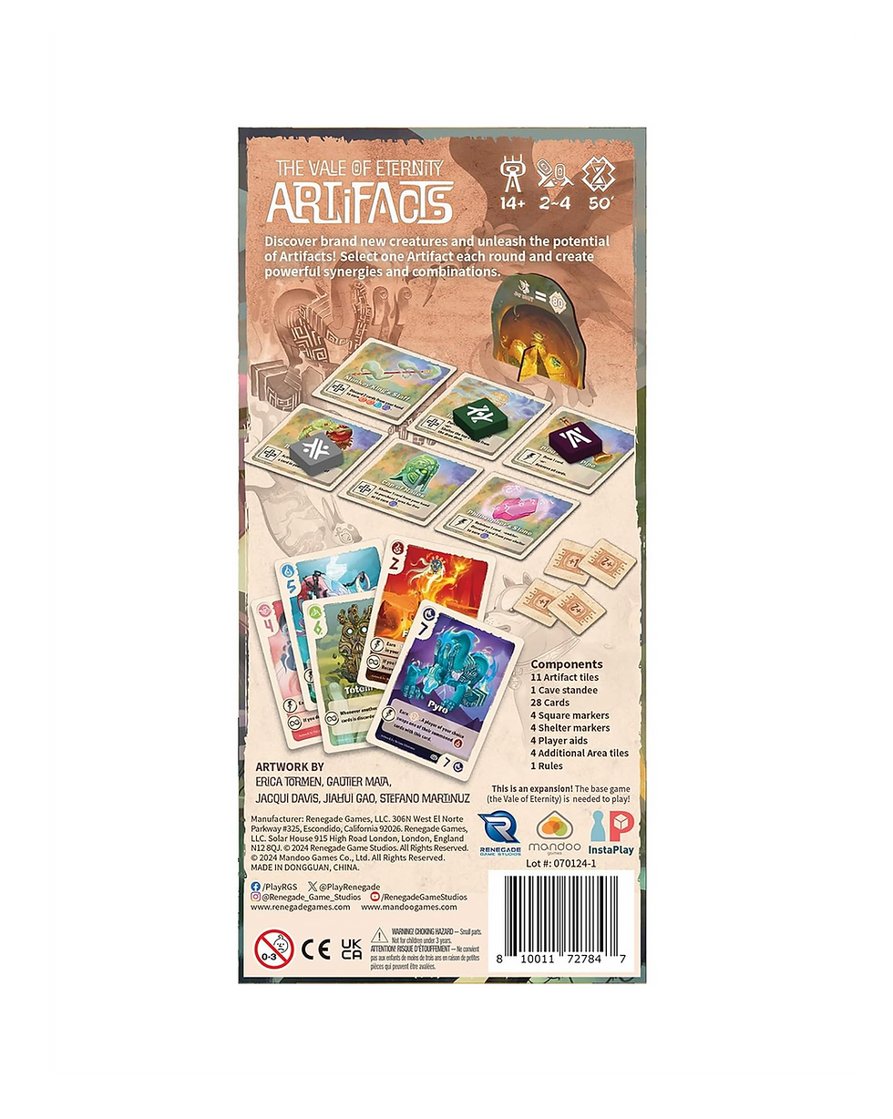 Miniatura: The Vale of Eternity: Artifacts