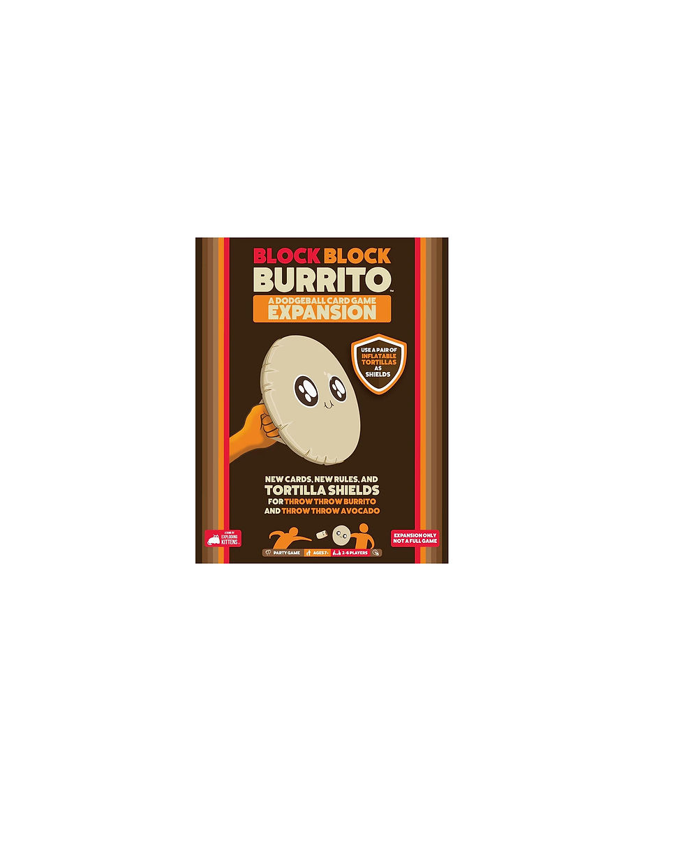 Block Block Burrito: A dodgeball cardgame Expansion