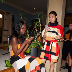 Backstage London Fashion Week