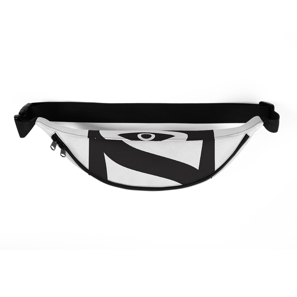 Thumbnail: U SHAMAN  White Fanny Pack top view
