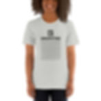 GRAY STATE Women's Encrypted light grey Message Short-Sleeve Unisex T-Shirt front