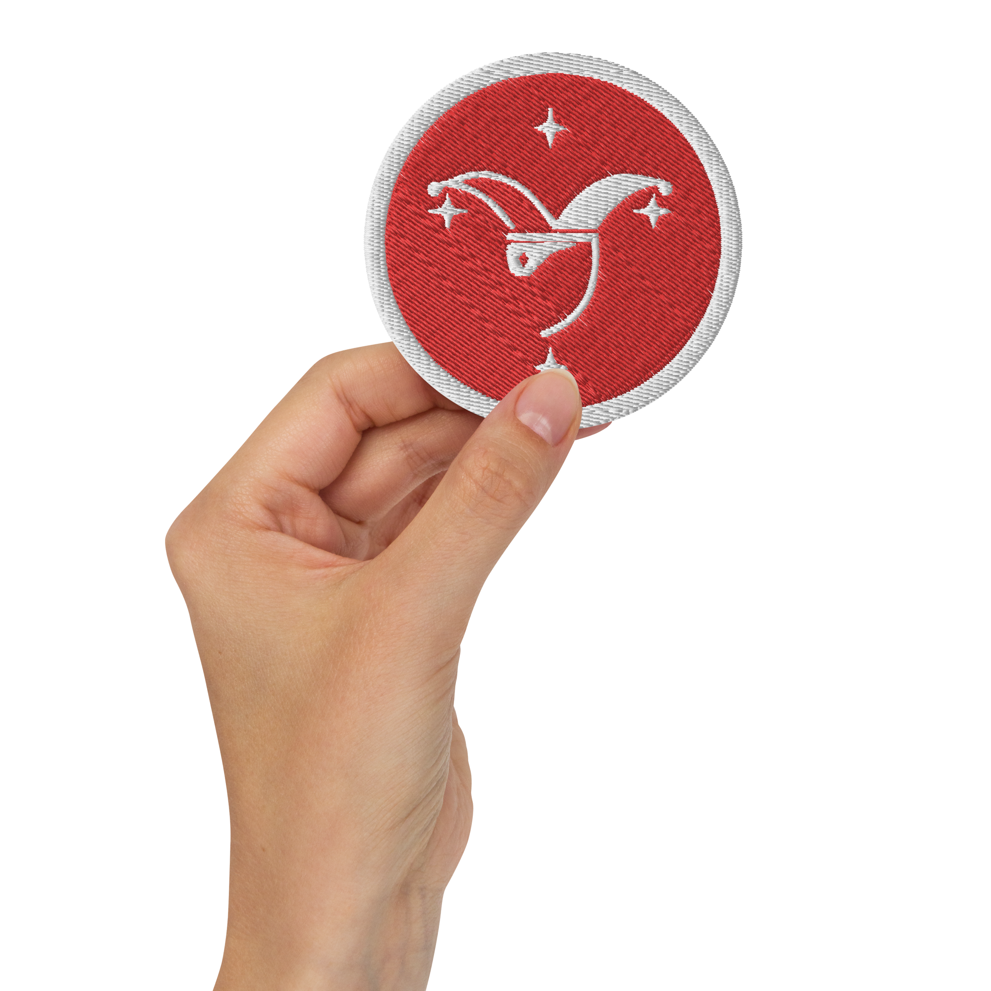 Joker Red Embroidered patch