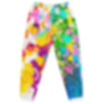 Colourful Splash Unisex track pants