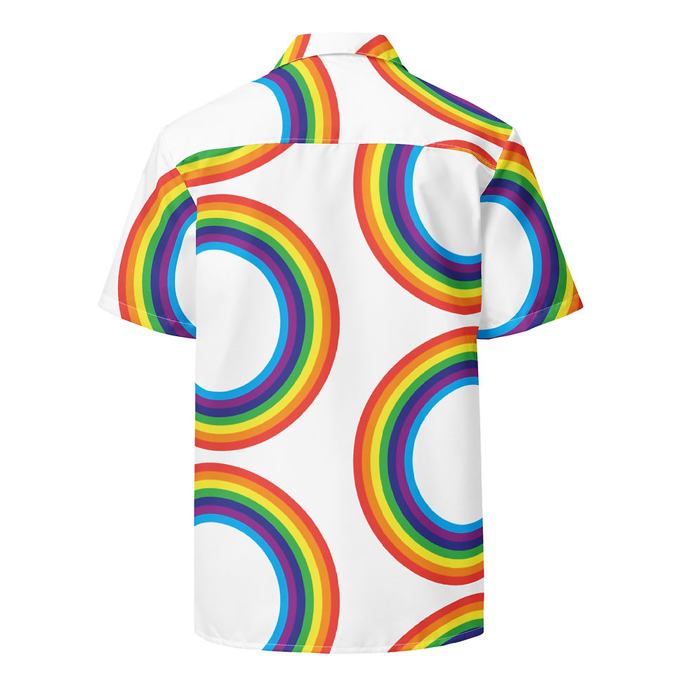 Thumbnail: White Inner Circle Unisex button shirt