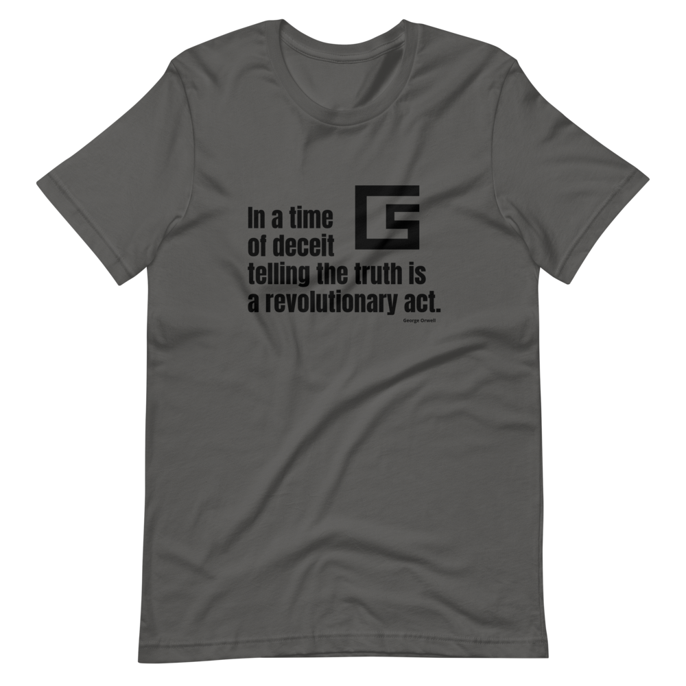 Telling the truth GRAY STATE Unisex T-Shirt