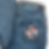 Cards Embroidered patch on the jeans pocket