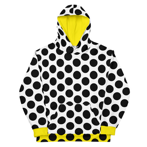 Black Dots Unisex Hoodie | Loxyco
