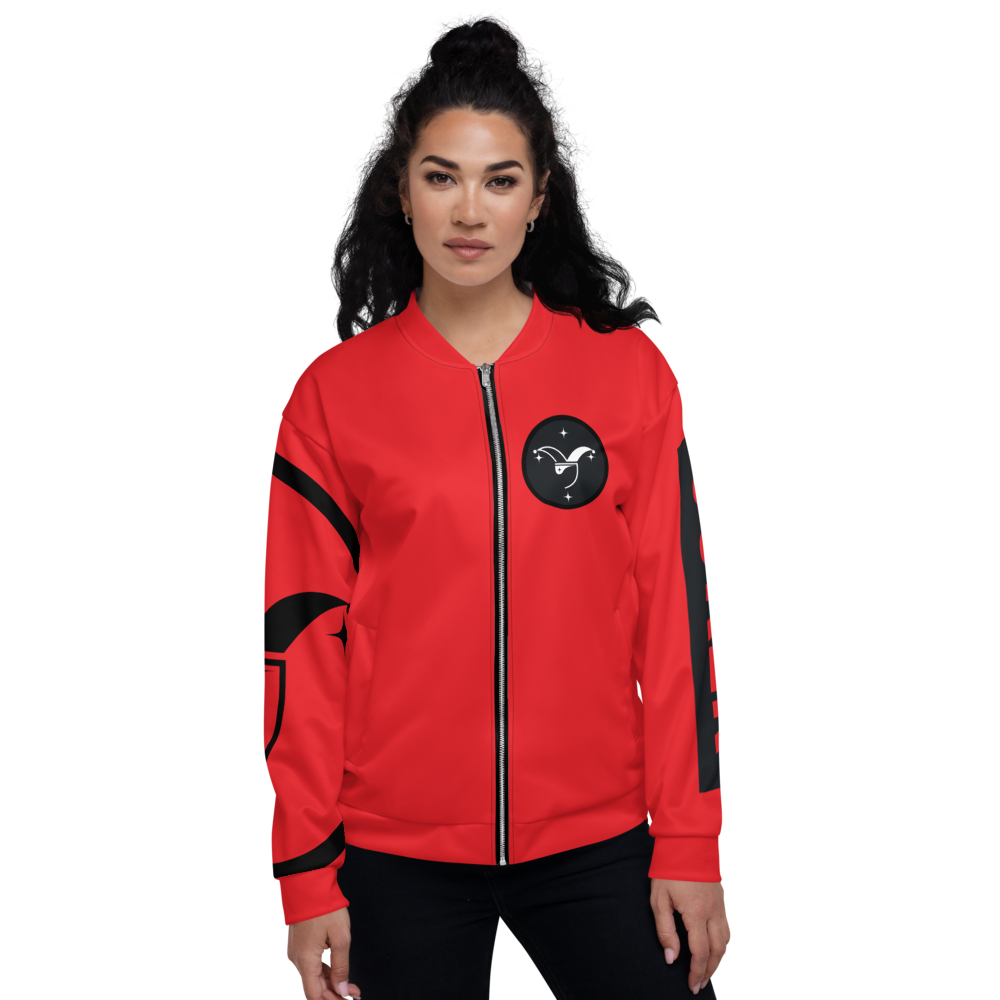 JOKER RED Unisex Bomber Jacket