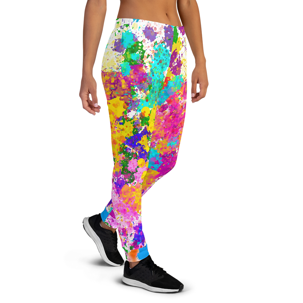 Thumbnail: Women's Joggers Colourful Splash