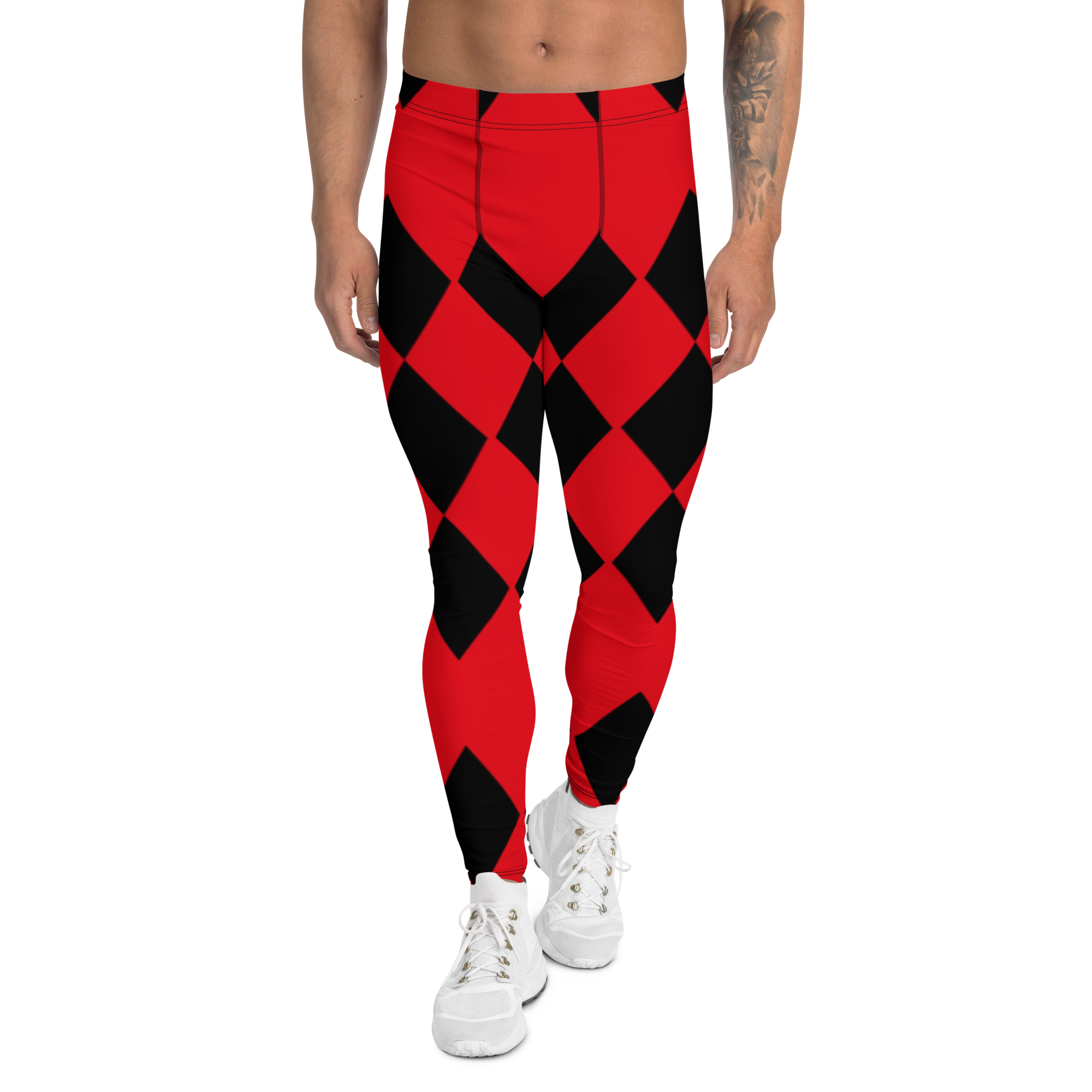 JOKER PIERROT Men's Leggings front view