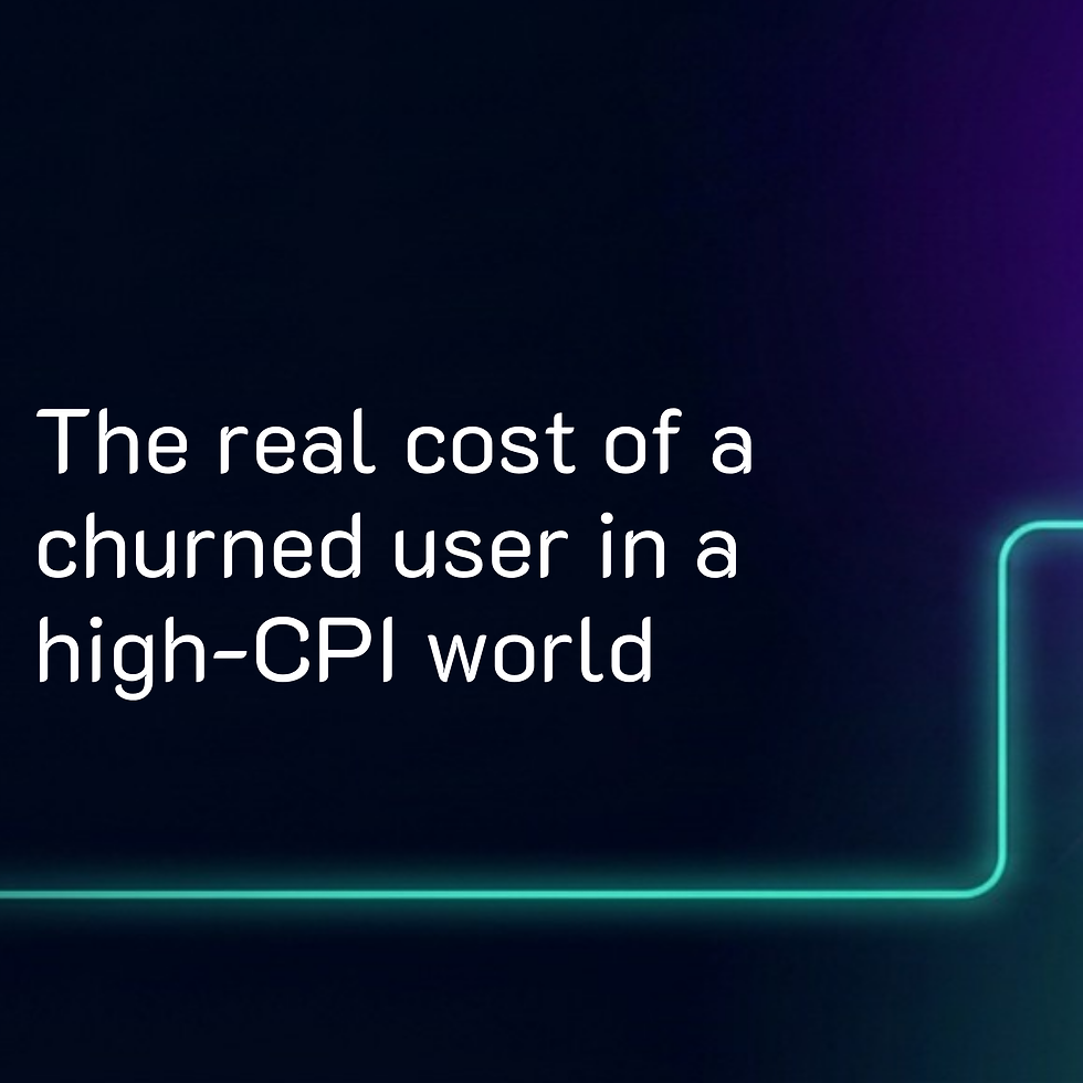 The real cost of a churned user in a high-CPI world
