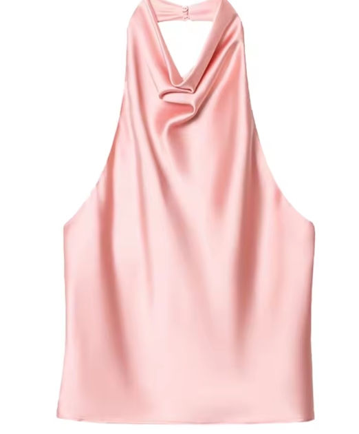 Thumbnail: The Victoria Satin Halter Top