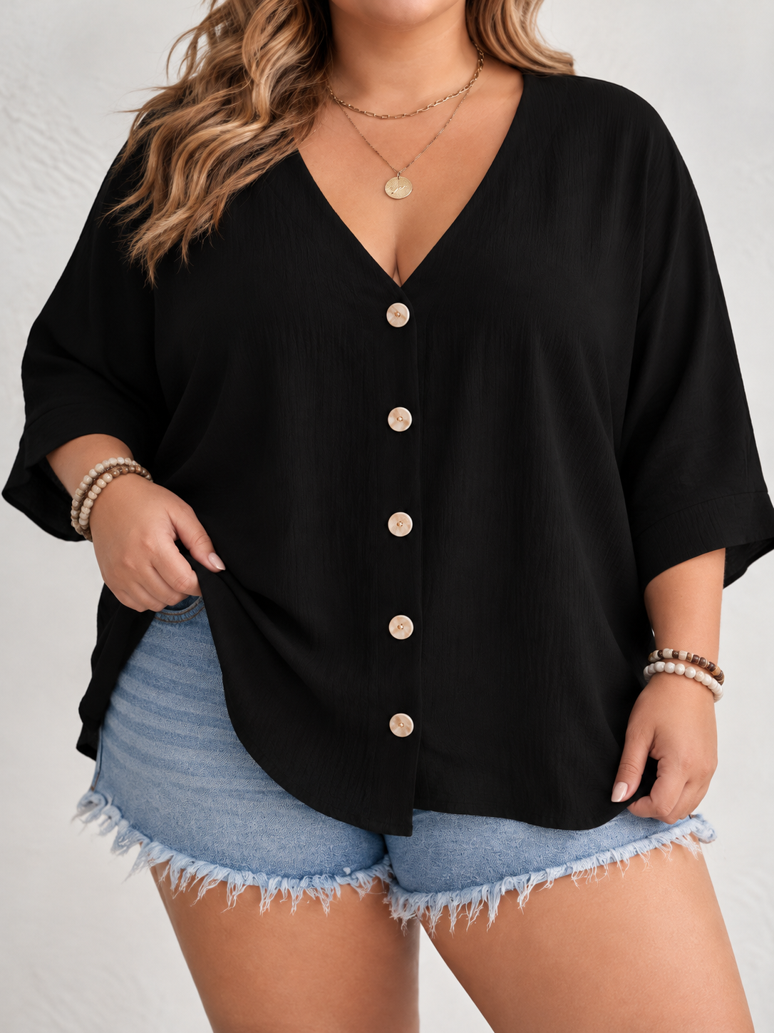 The Florence Buttoned Blouse