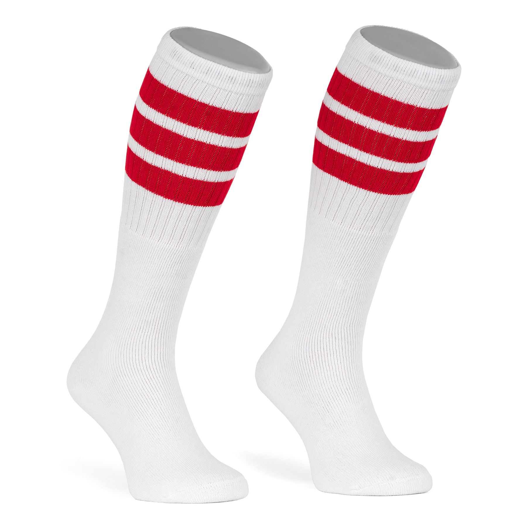 Skatersocks 22 inch Red Stripes