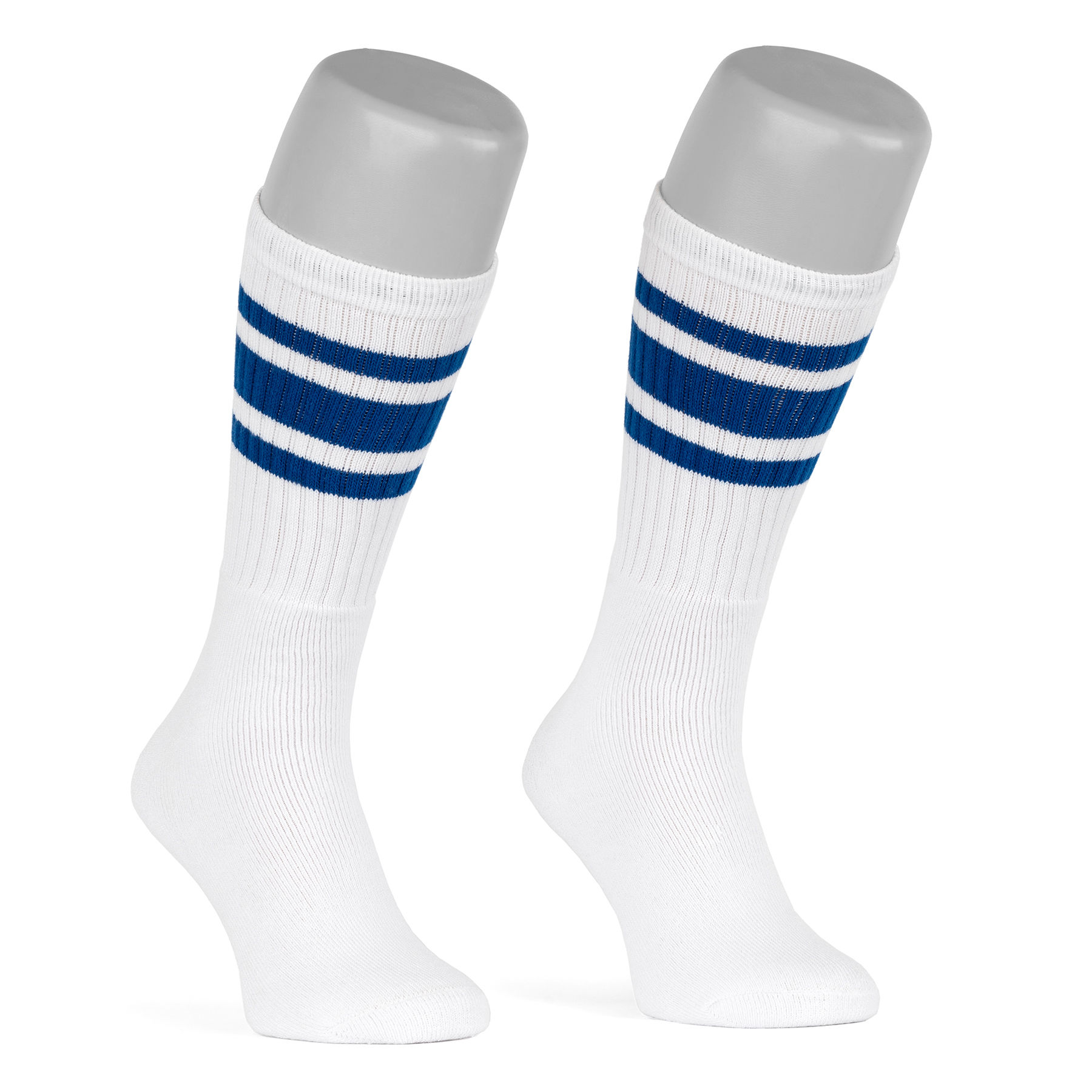Skatersocks 19 inch Royal Blue Stripes