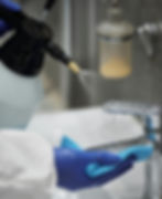 Sterilizing a cleanroom