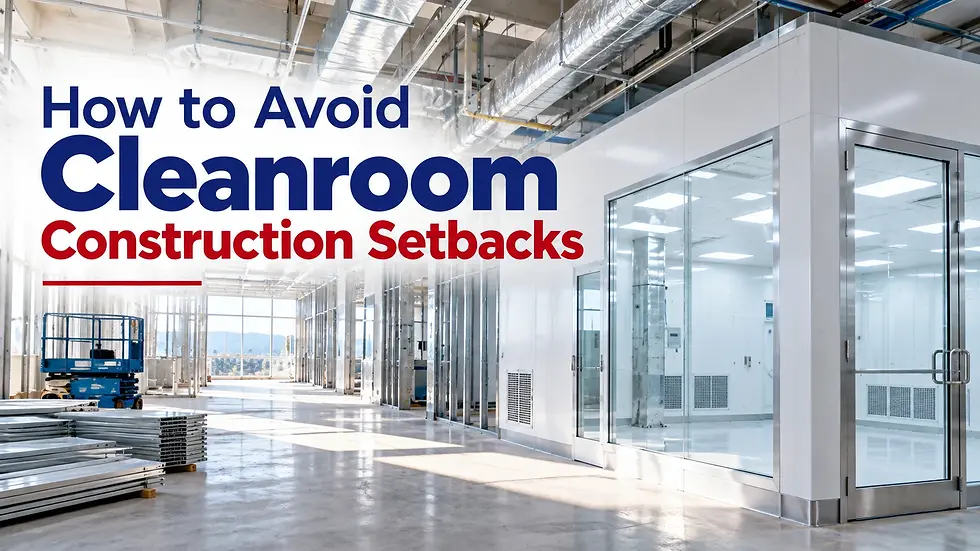 How to Avoid Cleanroom Construction Setbacks