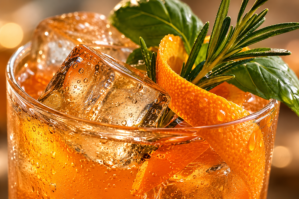 Handcrafted cocktail at Piazza Hotel Aalen