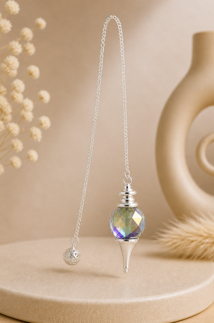 Pendules verre facettes