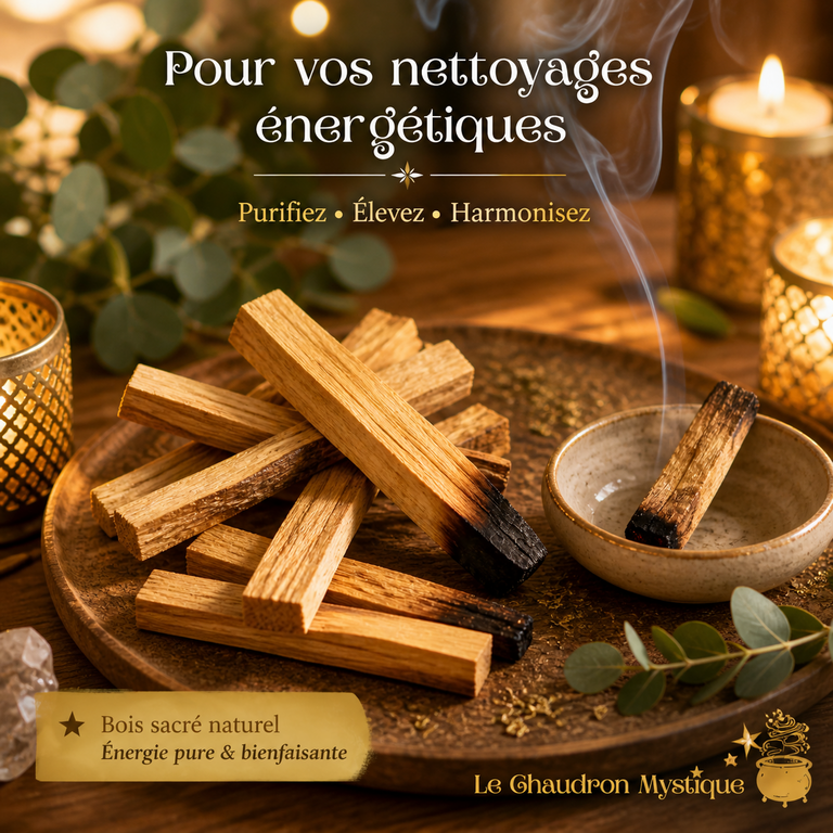 Fagôts, bâtons et huiles de purification