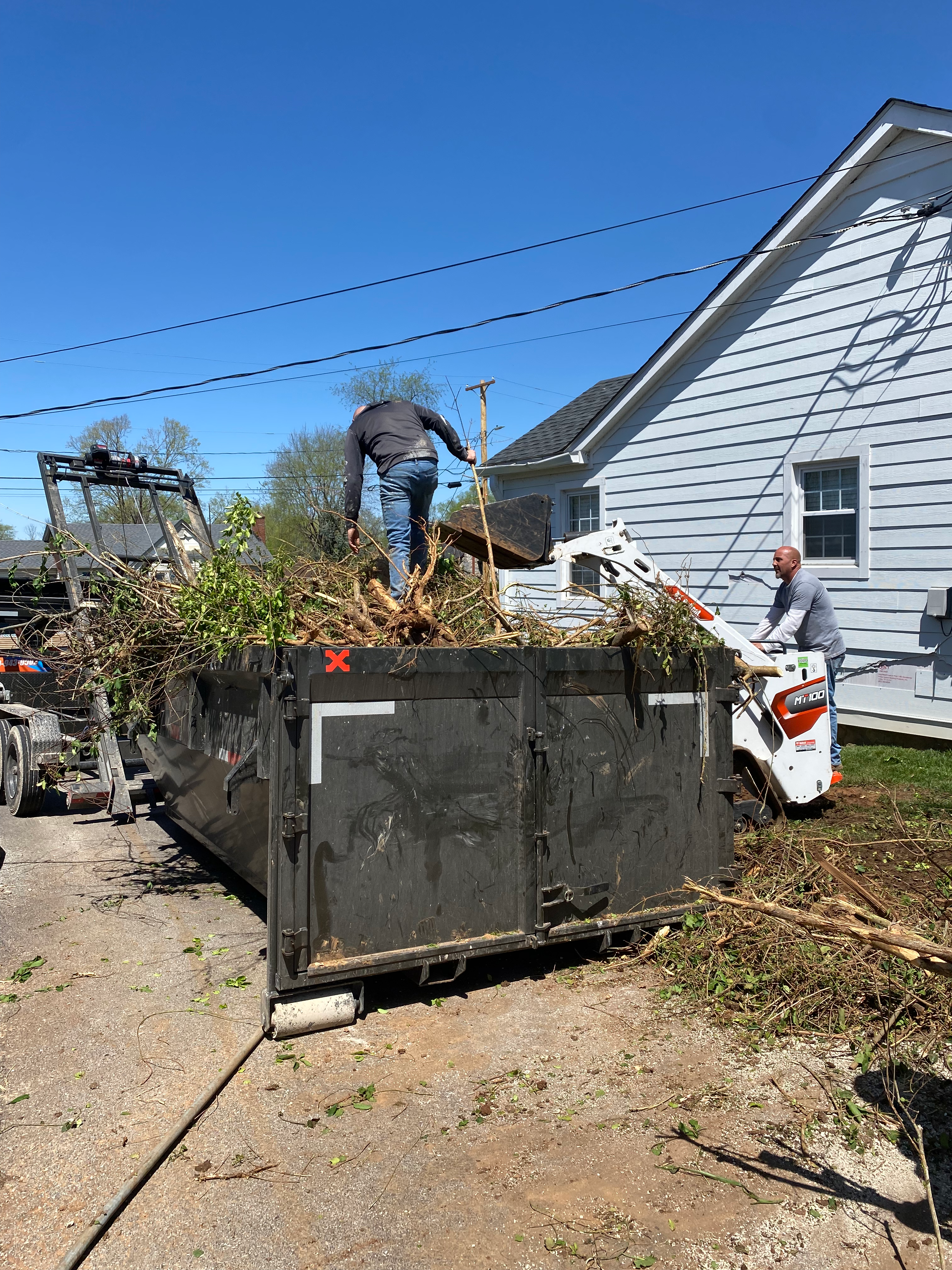Junk 270 dumpster and project
